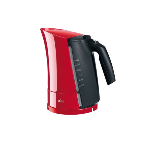 Braun Cordless Kettle 3000W 1.6L – Red | 01WK300R