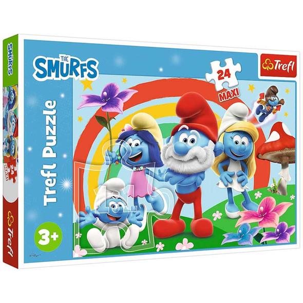 Trefl The Smurfs Maxi 24-Piece Puzzle | 14374