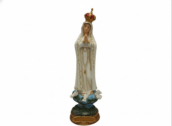 Statue - Praying Lady with Crown | ALH0114
