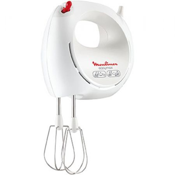 Moulinex Hand Mixer 200W - 2 Speed - White | HM2501B1