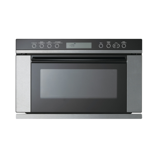 Queen Chef Built-In 38L Digital Microwave + Grill + Convection 900W – Black & Stainless | QCMBGC-38S
