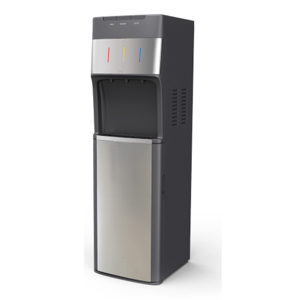 Queen Chef Bottom Loading 3-Tap Water Dispenser Cold, Normal & Hot, Anticalcaire Heater - Silver | BY1185Q S