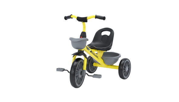 Yellow Kids Tricycle with Rear Storage Bucket | 183