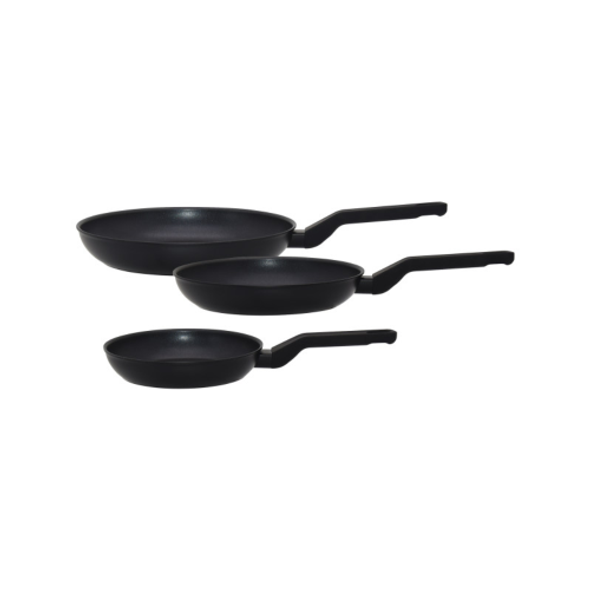 Queen Chef 3-Piece Granite Nonstick Fry Pan Set, Soft-Touch Handles | Fry Pan