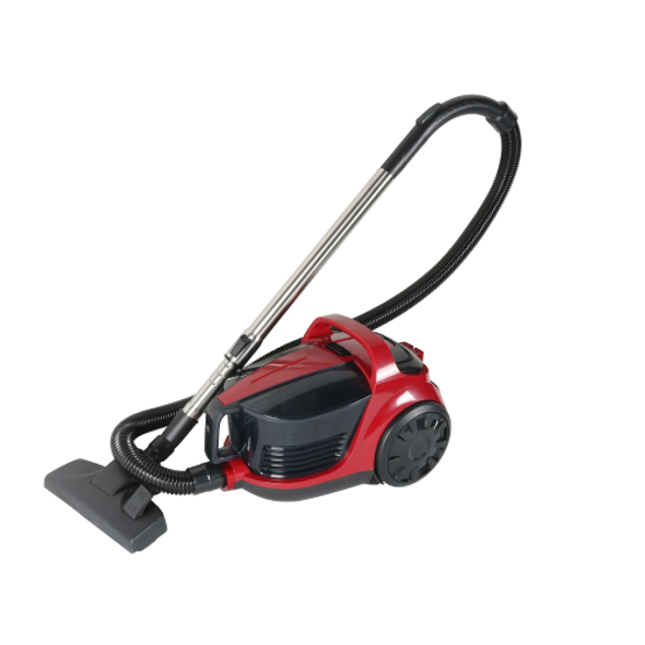 Queen Chef 800W Bagless Vacuum Cleaner, 4L, HEPA Filter, Cyclone System - Red | EV-P801