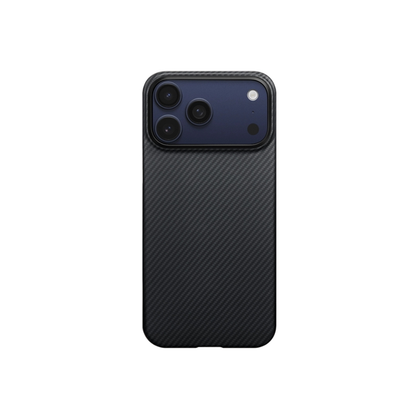 PITAKA iPhone 17 Pro Max Ultra-Slim Case (600D Black/Grey-Twill) | KI1701BPM