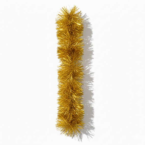 Metallic Gold Tinsel Garland | ALXJ-8036B