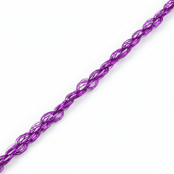 Twisted Rope Garland - Vibrant Purple | ALXJ-8091
