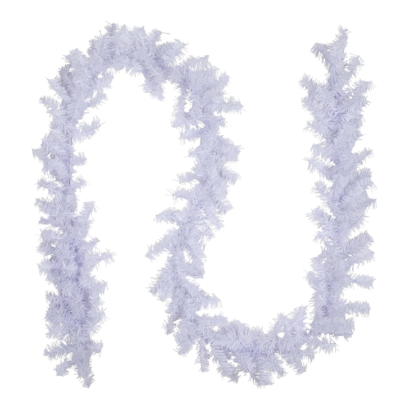 Thick Milk White Filament Tinsel Garland, 11cm - 2M | AL2171
