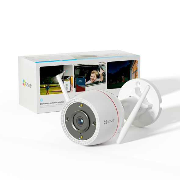 EZVIZ WiFi Smart Home Camera 4MP - (Color Night Vision) - White | CS-H3c