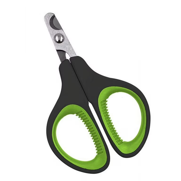 Small Grooming Scissors for Cats, Puppies & Small Pets - Green