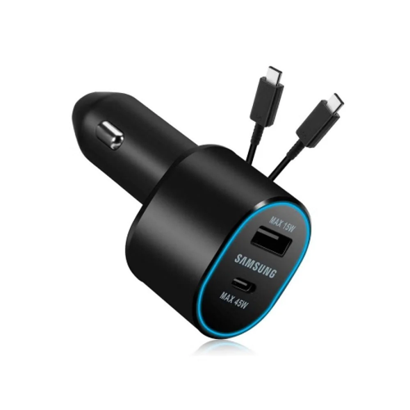 Samsung 45W & 15W Dual Ports Car Charger with USB-C Cable | EP-L5300XBEGWW