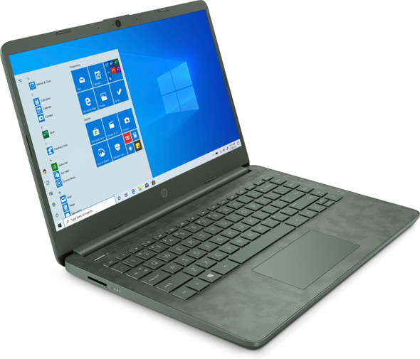 HP 14-DQ2088 14" Laptop - Intel Core i5-1135G7 - RAM 8GB - SSD 256GB - Intel Iris Xe, Aspen Geen Camo | 2K4P8UA#ABA