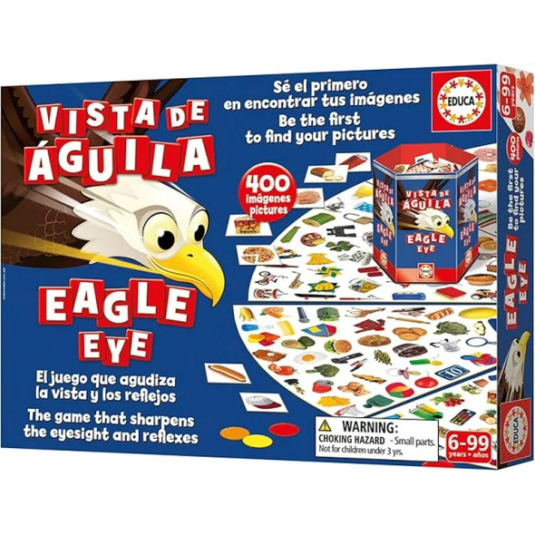 Educa - Eagle Eye Visual Reflex Game (400 Pictures, 6-99 Years) | 20043