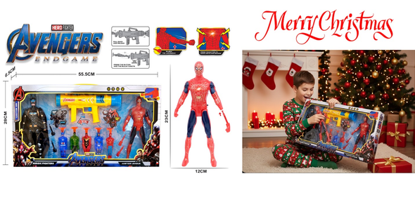 Avengers Endgame Hero Fighter Deluxe Spider-Man Blaster Playset | 1177D