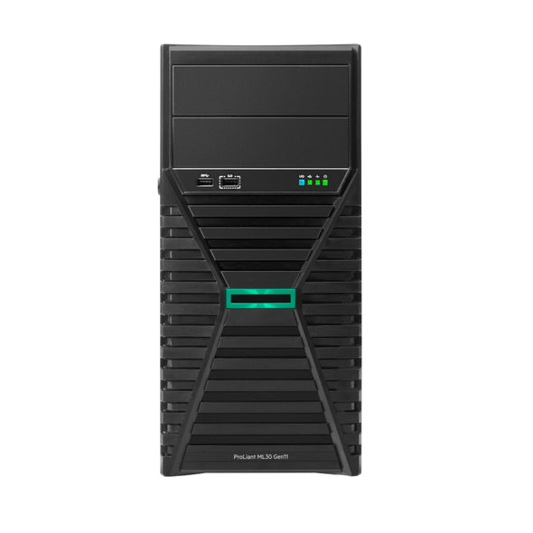 HPE ProLiant ML30 Gen11 Tower Server - Intel Xeon E-2436, 64 GB RAM, 4×300 GB SAS | P81773-425