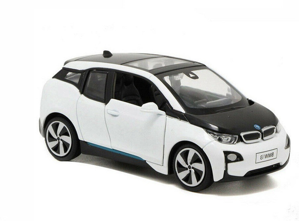 World of Toys BMW i3 Licensed RC Car with Steering Wheel Remote | 70500