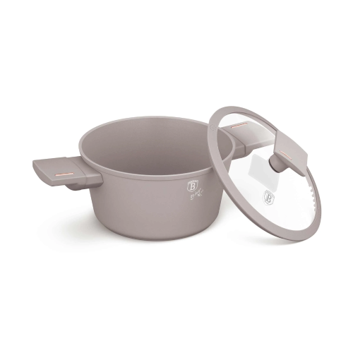 Berlinger Haus Casserole With Lid 24 cm - Taupe Collection | BH/8101