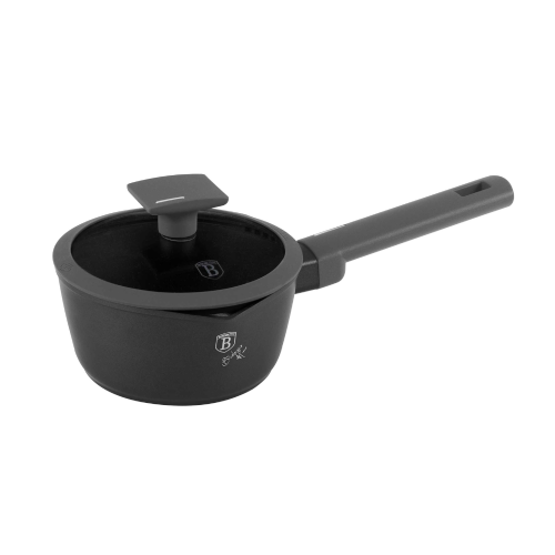 Berlinger Haus Sauce Pan With Lid 16 cm – Matte Anthracite | BH/8118