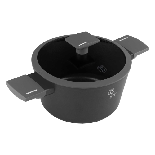 Berlinger Haus Casserole With Lid 24 cm – Matte Anthracite | BH/8131