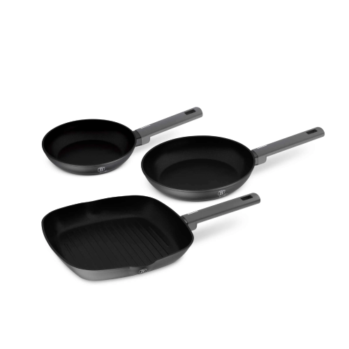 Berlinger Haus 3 pcs Fry Pan Set – Matte Anthracite | BH/8139