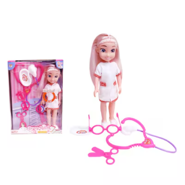 Doctor Fashion Doll with Medical Accessories | GL100446