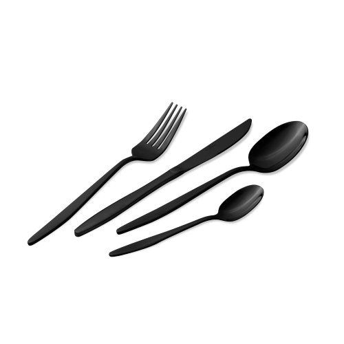 Berlinger Haus 24 pcs Cutlery Set Mirror Black | BH/3063