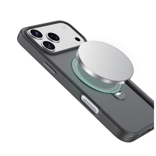 Green Lion Minster Leather Magsafe With Foldable Stand Design, iPhone 17 Pro Max | GNMSMG17PMBK