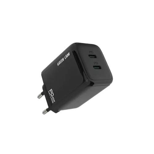 Green Lion 40W Dual PD Wall Charger EU | GNPD40WEDWCBK