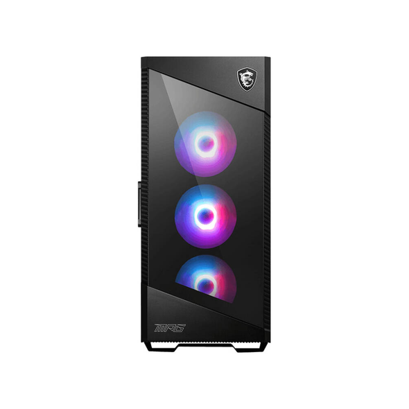 MSI MPG VELOX 100R AIRFLOW Mid-Tower PC Case - Tempered Glass - ARGB Fans - Black | 306-7G-18R27HH9