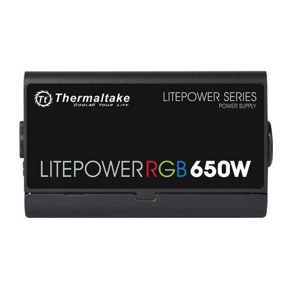 Thermaltake  Litepower RGB 650W (230V) Non-modular PSU with RGB hydraulic bearing fan | PS-LTP-0650NHSANE-1