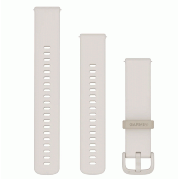 Garmin Quick Release Bands (20 mm) Ivory Silicone Band 20mm For VIVOACTIVE 5 | 010-12932-31