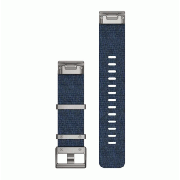 Garmin QuickFit 22 mm Jacquard-Weave Nylon Strap, Indigo | 010-12738-02