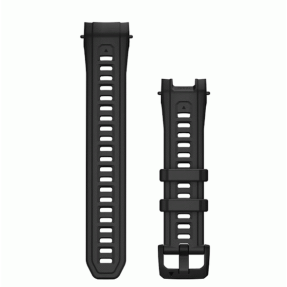 Garmin QuickFit 22mm Watch Bands (Instinct 3 - 45 mm) Black Silicone | 010-13395-00