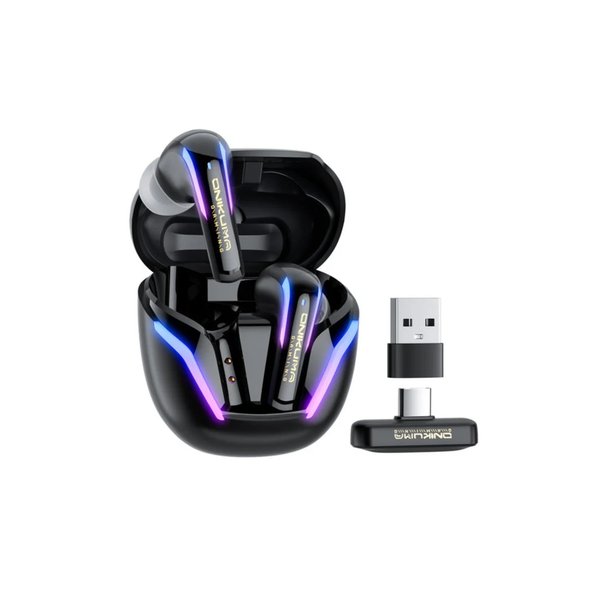ONIKUMA T27 Dual Wireless Gaming Earbuds 2.4G/Bluetooth with ENC Microphone For Mobiles, Ipads, PC, Meta Quest, PS4, PS5 & Nintendo Switch