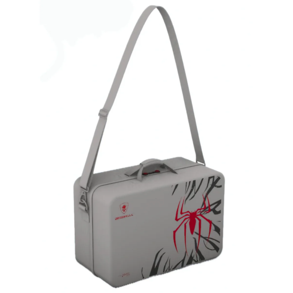 Deadskull Hard Carrying Case, Travel Bag for PS5 Slim Consoles - Spide-rman Edition - silver
