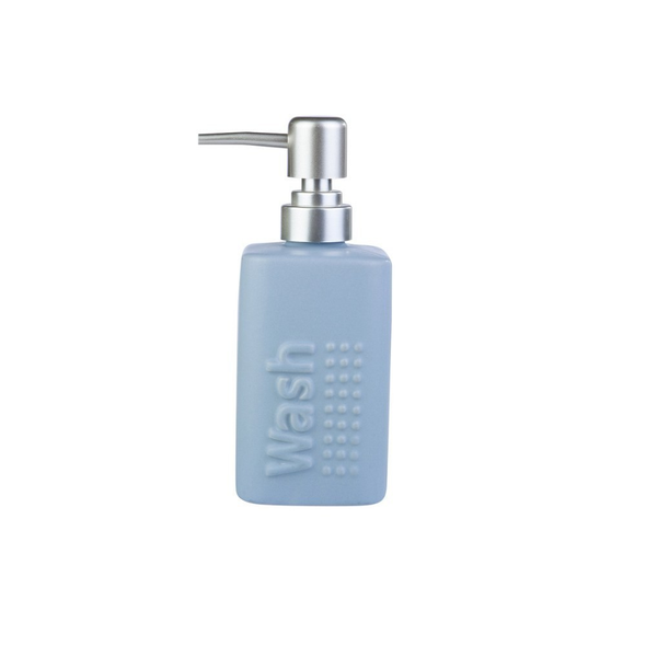 Karaca Sarah Anderson Ceramic Soap Dispenser - Blue Designer Liquid Soap Bottle | 153.21.01.0139