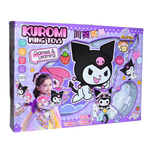 Kids Kuromi Light-Up Wing Costume Set – Purple | 813-71