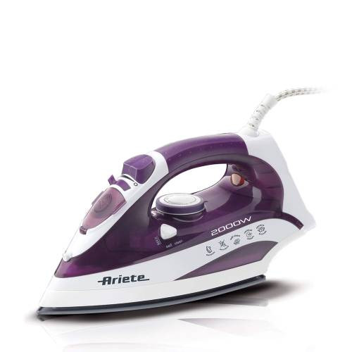 Ariete Steam Iron Ceramic Soleplate 2000W - Purple | 6235
