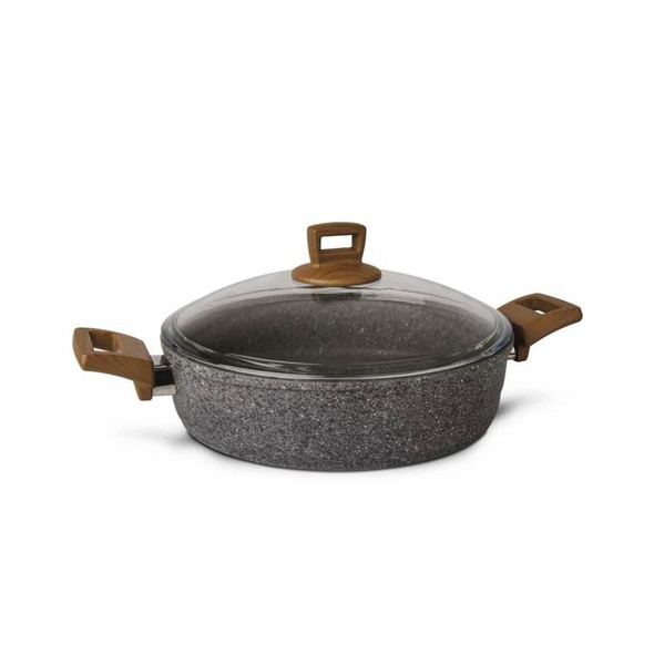 Karaca Silver Stone Bio Granite Cauliflower Pot - 26 cm | 153.03.07.1383