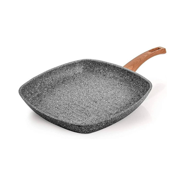 Karaca Silver Stone Biogranite Grill Pan - 28 cm | 153.03.07.1388