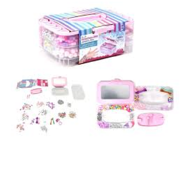 DIY Personalized Jewelry Box Beads Craft Set – 400+ Pieces | 11607