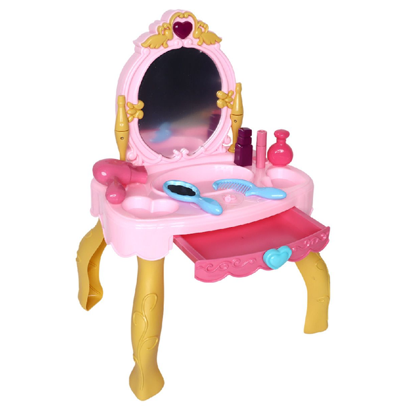 Kuromi Makeup Vanity Table Playset – Light & Sound Beauty Dresser | BY1003-3