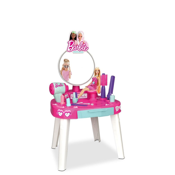 Barbie Makeup Vanity Table Playset – Light & Sound Beauty Dresser | BY1003-4
