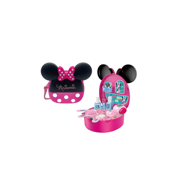 Minnie Mouse 2-in-1 Mini Dressing Handbag – Kids Pretend Makeup Play Set | D8957A