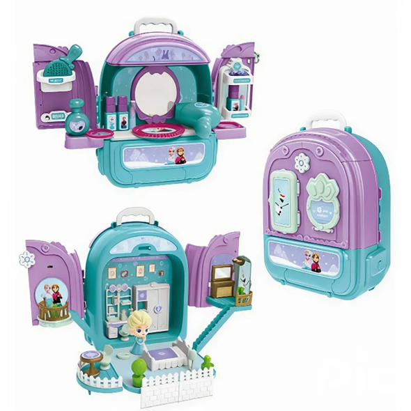 Frozen Foldable Beauty & Play Set Backpack | EODS008-993A