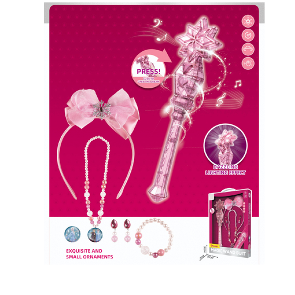 Magic Princess Light-Up Wand & Accessories Set | W8883 (8)