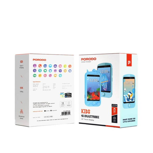Porodo Kids 4G Smartphone - Blue | PD-LFST076-BU