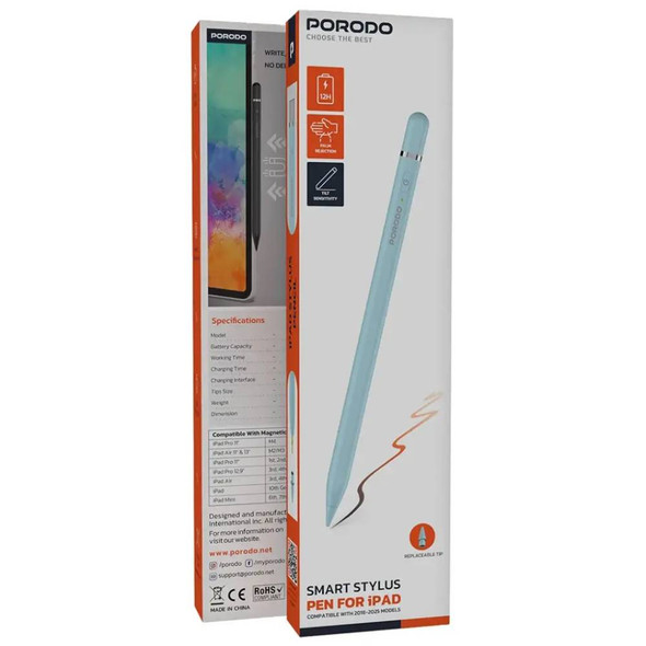 Porodo Magnetic Pen for iPad - Blue | PDSPP7CBL