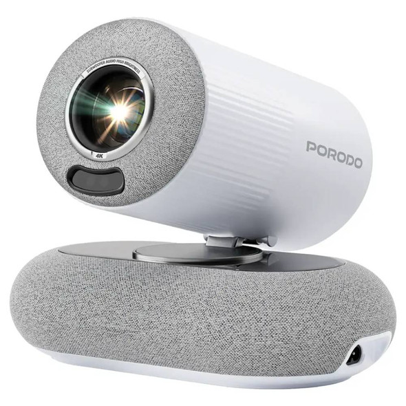 Porodo Lumacast Smart Full HD Projector Auto Focus & Keystone - White | PDPR2236